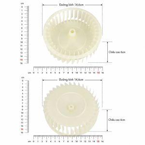 Cánh quạt máy sấy ĐK 146cm Cao 6cm