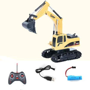 ของเล่นรถบังคับ รถแม็คโคร รถตักดิน BC1026หัวตักเป็นเหล็ก ฝากถ่านเป็นเหล็ก มีเสียง มีไฟ มีเพลง BC1022มีไฟ