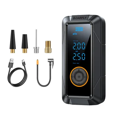 SOARFLY Car Air Pump Tire Inflator Portable pompa ban elektrik 12000mAh Digital Pressure Display Automatic Stop Pompa Angin Ban pompa elektrik ban mobil pompa mobil elektrik portable