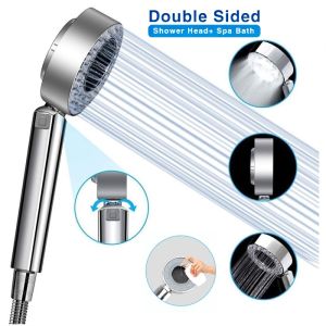 Double-sided Powerful Strong Water Pressure Massage Shower Head /Mandian Tekanan Tinggi 超强增压SPA三段式莲蓬头