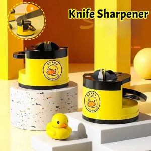 Knife Sharpener with Suction Base Kitchen Quick Sharpening Stone Portable Sharpening Tool