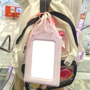 Large Photocard Holder with Ribbon Photo Album Kpop Idol Photo Holder Big Photo Collect Pictures Storage Organizers