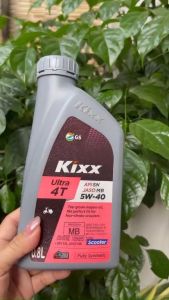 Nhớt Kixx  tổng hợp 100% cho xe tay ga 5w40 800ML - Sản xuất tại Hàn Quốc
