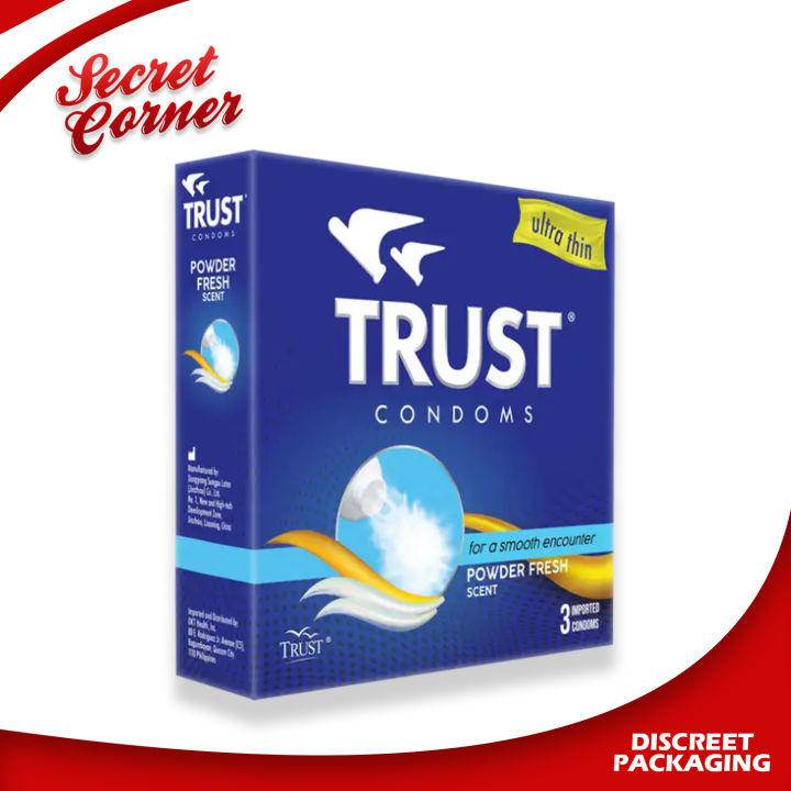 Secret Corner Trust Ultra Thin Powder Fresh Condom - 3s | Lazada PH