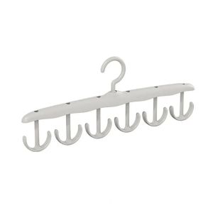 Multi-hook Sling Scarf Hanger Strong Load-bearing 360-Degree Rotating Wardrobe Underwear Sling Storage Rack