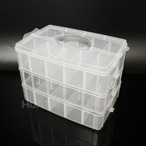 กล่องเก็บของ 3ชั้น กล่องพลาสติก 30 ช่อง18 ช่อง แกะได้  สวยงาม ใช้งานดี คุณภาพดี ให้บ้านเรียบร้อย สินค้าพร้อมส่ง