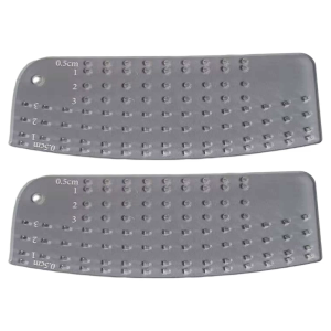 Silicone Hemming Rulers Set Sturdy Ironing Template With 4 Measurement Addition for Professional Garment Crafting