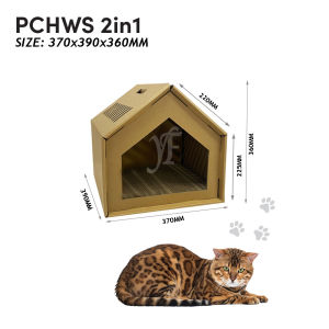 Indoor Cat House / Pet cat House ? Indoor Pet House / Istana Kucing / Rumah Kucing Si Comel/ Pet indoor Playhouse