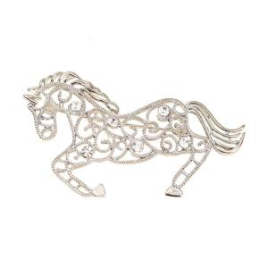 Beautiful Horse Pins Metal Brooches Fun Unique Badges Alloy Texture Suitable for Daily Party and Everyday Use