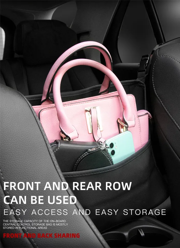 Cheap Car Storage Bag Handbag Holder Car Seat Storage Organizer Handbag  Holder Auto Interior Stowing Tidying Car Middle Organizer