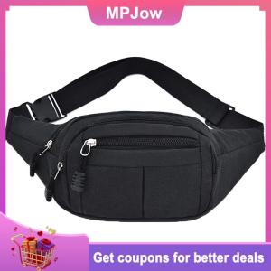 【MPJow】 Mens Waist Pack Nylon Sport Fanny Bags Boy Drop Leg Bags Hip Bum Belt Bag Travel Riding Motorcycle Crossbody Purse Pouch