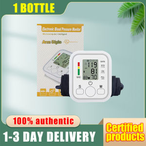 100% Authentic Automated digital blood pressure monitor voice blood pressure monitoring device precise measurement of arm blood pressure monitor electronic blood pressure monitor heart rate measuring device