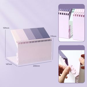 KECTTIO Gradient Color Piano Key Bookend Thickened High Quality Book Holder INS Desk Organ Book Stand Bookshelf