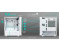 PChub | Tecware Flow M TG, white, mATX, 4x120mm, pn: TWCA-FLOWM-WH. 