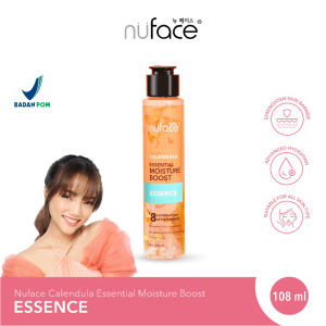 NUFACE Calendula Essential Moisture Boost Indonesia / Facial Wash / Micellar Water / Essence / 38ml 108ml / 8 Combinations Of Hyaluronate / Strengthen Your Skin Barrier / Deep Cleansing / Removing Make Up / Hydrating & Soothing / Skincare Face Care Series