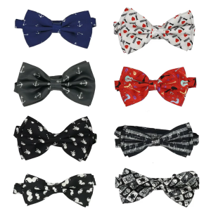 Star Pattern Cotton Bows Tie Soft Durability Bows Tie Business Meeting Bows Tie for Fashion Enthusiasts