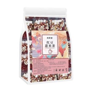 Red Bean and Coix Seed Tea   Triangle Pack Red Bean Coix Seed Tea   Wet Health Tea Bags with Coix Seeds