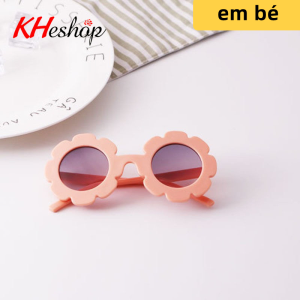 Mắt kính thời trang kính râm cho bé 2-9 tuổi hình bông hoa mẫu mới nhất 2021 mã Y1380 - kheshop