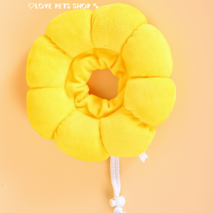 Vòng cổ chống liếm cho chó mèo bằng bông hình bông hoa (mẫu mới) - Love Pets Shop