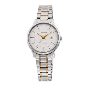 Đồng hồ nữ Orient Watch Classic RF-QA001 máy pin mặt kính cường lực chống xước chống nước 3 ATM dây thép đeo tay cao cấp xuất xứ Nhật Bản chính hãng