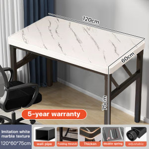 Aopu Computer table desk 60x120CM olding free installation rectangular dining table coffee table study table