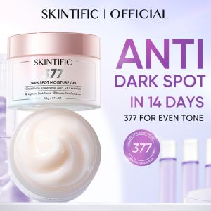 SKINTIFIC 377 Dark Spot Moisturizer Gel 30ml | 377 Moisturizer Dark Spot Corrector Brightening Gel Cream Hyperpigmentation Treatment Glow Booster