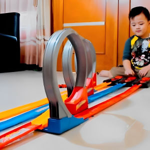 [KST] Mainan Track Racing Mobil Hot Wheels 2 Jalur Lintasan Balap Diecast Kado Ulang Tahun