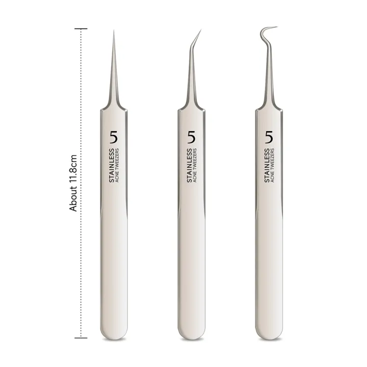 Blackhead%20Remover%20Tweezers,%20Blackhead%20Remover%20Comedone%20Extractor%20Stainless%20Steel%20Precision%20Pimple%20Popper%20Tool%20for%20Whitehead%20Acne%20Blemishes%20-%20Image%203