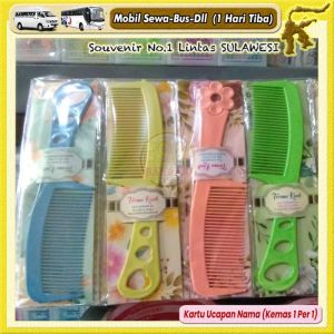 ( Isi 50 Pcs ) Souvenir SISIR KECIL 15cm kemas ALAS Kartu Ucapan Suvenir Murah Makassar