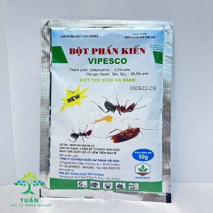 Chế phẩm diệt côn trùng Bột phấn kiến VIPESCO (Gói 50gram)