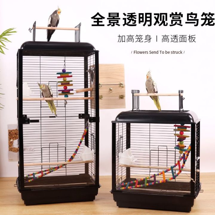 Birdcage Display Pet Cage Bird Cage Luxury Parrot Cage Acrylic Material ... - Chinese Silk Birds Swing Cage