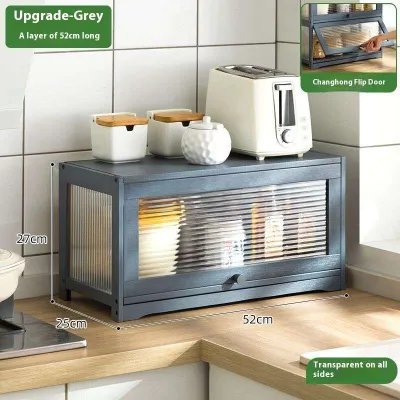 Kitchen Rack Shelf Cabinets Cup Storage Rack Cup Cabinet Kitchen Countertop Kitchen Shelf Organizer Tea Cup Storage Cabinet Multi-storey Countertop Rack Storage Side Cabinet Desktop Storage Locker