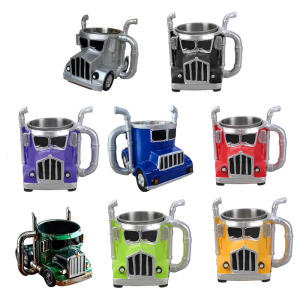 Unique Truck Design Beverage Cup Practical Truck Shape Mug Drinking Cups For Everyday Use And Special Event