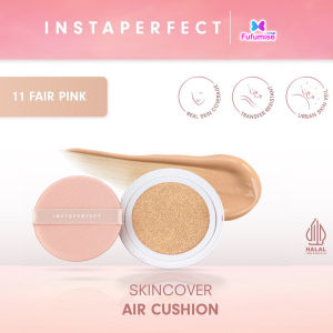 INSTAPERFECT Skincover Air Cushion 11g | Healthy Matte Finish | 12 Hours Medium To High Coverage | Mengandung Ectoin Hyaluronic Acid SPF 50 PA++++ | WARDAH