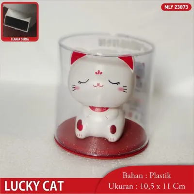 Pajangan Solar Kucing Mas Lucky Cat Solar Kucing Hoki Kucing Rejeki Lucky Cat Tenaga Surya Solar