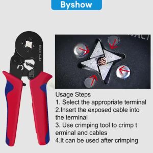 HSC8 6-4A HSC8 6-6A Ferrule Crimper 1200pcs Ferrule Crimper Plier Kit Tubular Terminal Crimpin 【PREFERRED+ 100% AUTHENTI
