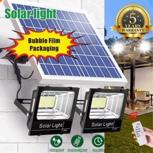 100% Original Solar Light 20W 25W 40W 60W 100W 150W Solar Light Promo Sale 5 Years Warranty  Buy 1 Take 1 Solar Bulb Light Outdoor Waterproof Solar Light With Remote Outdoor Heavy Duty Solar Led Outdoor Flood Light Street Lamp