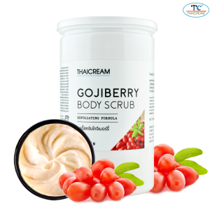 1kg thaicream gojiberry body scrub  ไทยครีม สครับผิว โกจิเบอรี่ บอดี้สครับ ขัดขี้ไคล ครีมขัดผิว thai cream tc