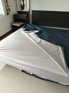 ปลอกหนังPVCสวมที่นอนขนาด 3ฟุต หนา6-10นิ้ว (ไม่รวมที่นอน)มี14สี