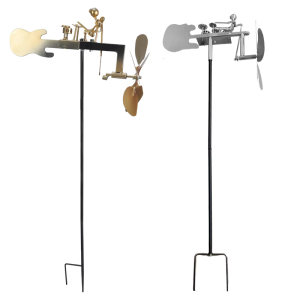 Interactive Drumming Wind Spinner Sculpture Garden Decorative Windmill For Outdoor Spaces Eye Catching Patios Ornament