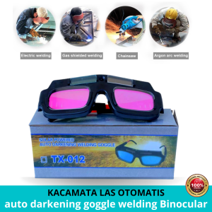 NEW Model kacamata las otomatis Binokular TX-012 | auto darkening goggle welding Binocular | kaca mata auto dark - kaca las otomatis  - kacamata las otomatis gelap terang - kacamata las otomatis - kaca mata las listrik 3d murah - kacamata las