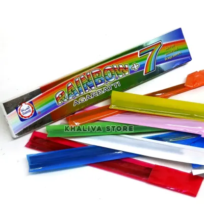 Dupa Rainbow Agarbatti 7 Aroma 49 Stik Buhur Surrati Saudi