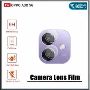 Tempered Glass Back Camera Oppo A3X 4G/5G A3 Pro 5G A3s A5 Anti gores Kaca Camera Pengiriman Cepat