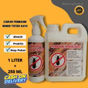 Spray Cairan Pembasmi Nonor/Teter Kayu | Cairan Obat Pembasmi Nonor Isi 1 Liter Gratis 250 ml