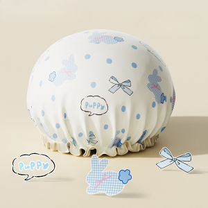 Taiva หมวกคลุมผมอาบน้ํา แบบหนาพิเศษ กันน้ำ วัสดุ EVA พกพาสะดวก ลายการ์ตูนน่ารัก มีให้เลือกหลายแบบ