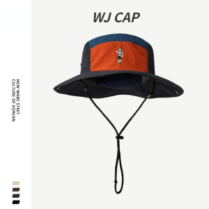 【WJ】เดินทางกลางแจ้งกันแดดแห้งเร็วหมวกปีนเขาระบายอากาศ หมวกกันแดดผู้หญิง หมวกชาวประมงปักลายการ์ตูน