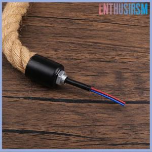 【Enthusiasm】🌟🌟【Hot Sale】🎈 Mỹ cổ điển gai dây mặt dây đèn nhà hàng bar cafe công nghiệp trang trí mặt dây đèn dệt tay dây đèn