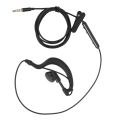 3.5mm Single In-Ear Only Mono Earphone Earbud Headphone w/ Mic For Phone. 