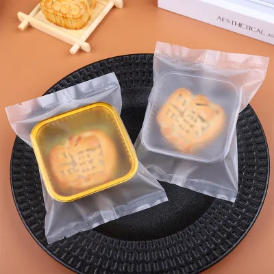 11cm*15cm ±100pcs/set Plastic Packaging Bag for Mooncakes Biscuits Raya Cookies / Mooncake Packaging Bag/ Mooncake Tray for 100g mooncake