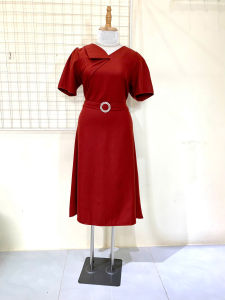 (VT) Đầm Trung Niên Trẻ Trung Thiết Kế Trang Nhã Thanh Lịch Bigsize Đi Làm Đi Tiệc Cho Bà Cho Mẹ U50 lt346